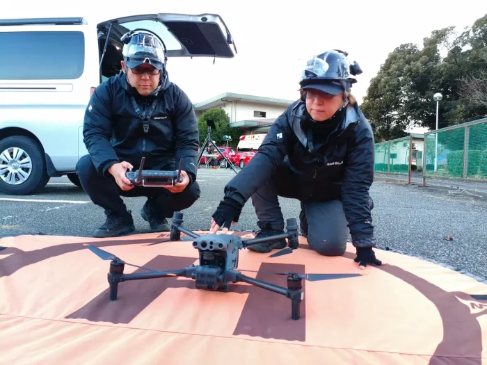 山梨県扇山林野火災対応イメージ1